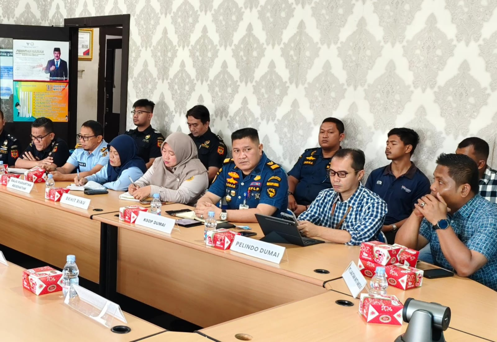 KANTOR KSOP KELAS I DUMAI MENGHADIRI KEGIATAN Coffee Morning di Kantor Imigrasi Kelas I TPI Dumai dengan tema Penyamaan Persepsi Aplikasi All Indonesia