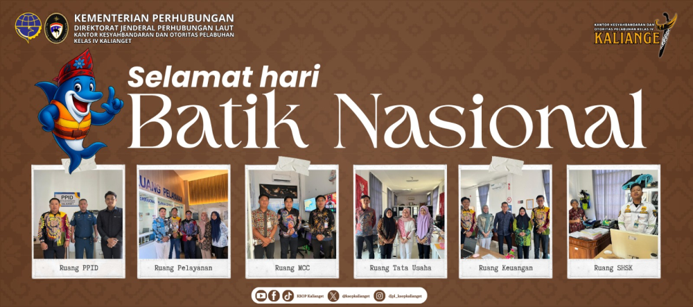 KSOP Kelas IV Kalianget Turut Serta Memperingati Hari Batik Nasional Tahun 2025