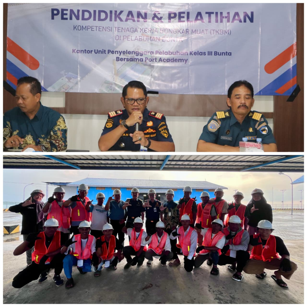 Kantor UPP Kelas III Bunta Tingkatkan Kompetensi TKBM melalui Pendidikan dan Pelatihan.