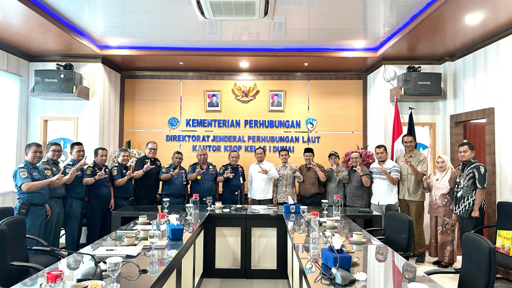 KONSULTASI/STUDI BANDING DPRD KABUPATEN AGAM DI KANTOR KSOP KELAS I DUMAI