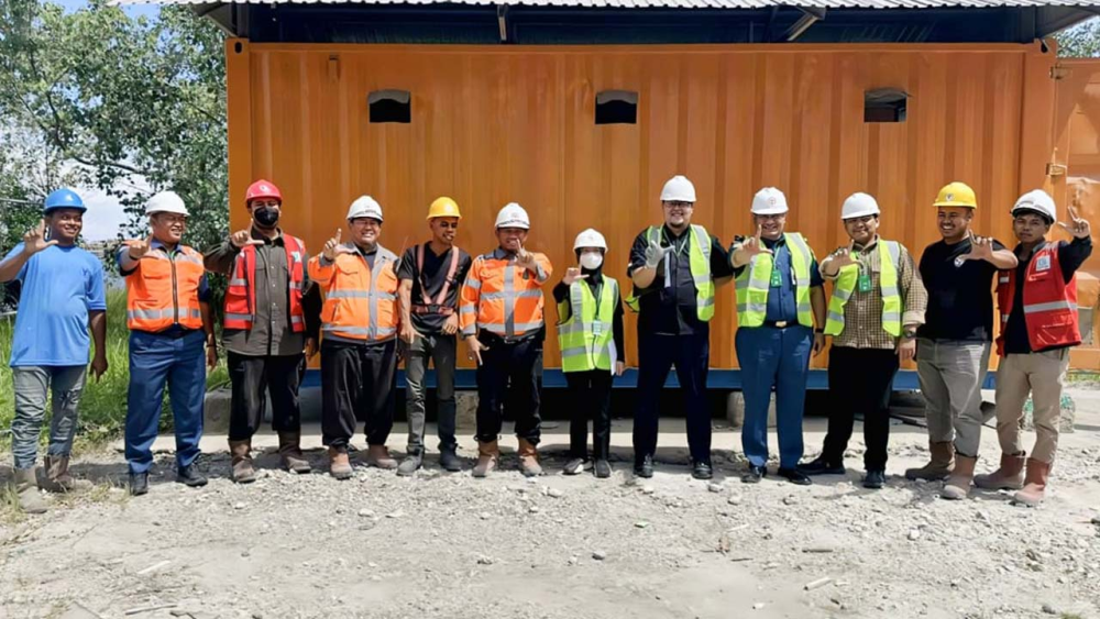 KANTOR KSOP KELAS I DUMAI MELAKUKAN PENDAMPINGAN DALAM RANGKA TINDAK LANJUT PENILAIAN PERSYARATAN PENANGGULANGAN PENCEMARAN, YANG DILAKUKAN OLEH DIREKTORAT KPLP DI TERSUS PT SEMEN PADANG - UNIT PABRIK DUMAI
