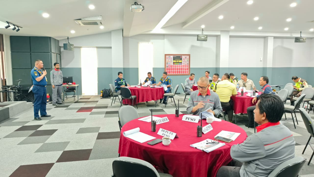 Kantor KSOP Kelas I Dumai Membuka Kegiatan Exercise ISPS Code  Pemeliharaan Pernyataan Pemenuhan Fasilitas Pelabuhan (SoCPF)  Milik PT IVO MAS TUNGGAL