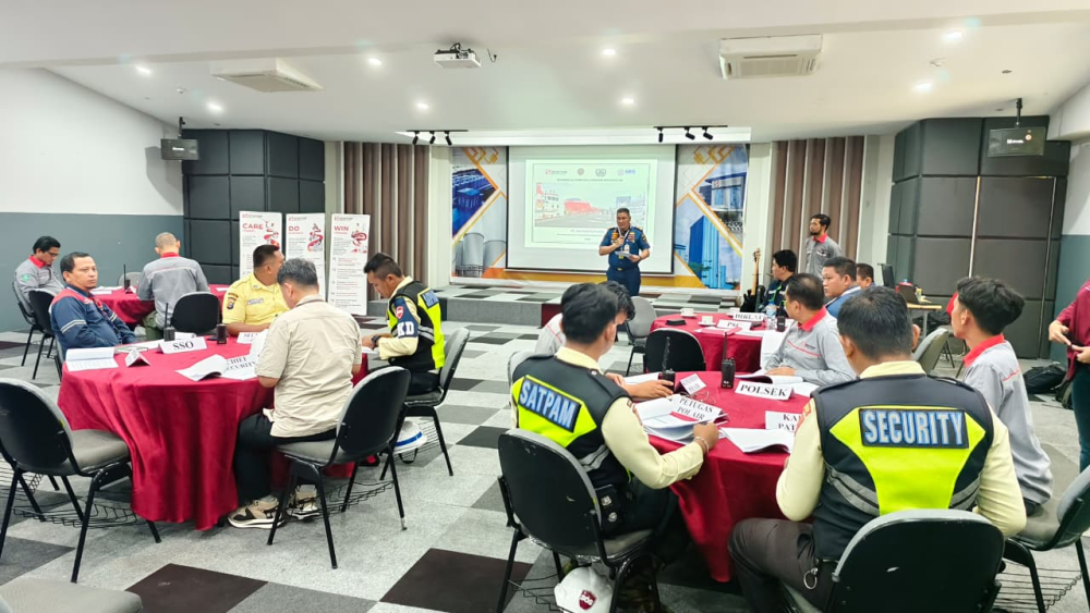 Kantor KSOP Kelas I Dumai Membuka Kegiatan Exercise ISPS Code  Pemeliharaan Pernyataan Pemenuhan Fasilitas Pelabuhan (SoCPF)  Milik PT IVO MAS TUNGGAL