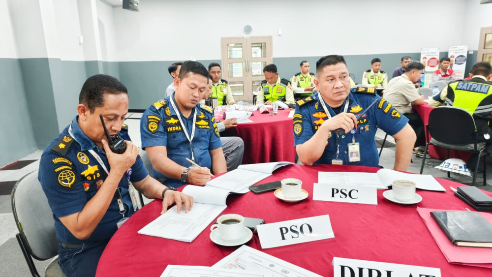 Kantor KSOP Kelas I Dumai Membuka Kegiatan Exercise ISPS Code  Pemeliharaan Pernyataan Pemenuhan Fasilitas Pelabuhan (SoCPF)  Milik PT IVO MAS TUNGGAL