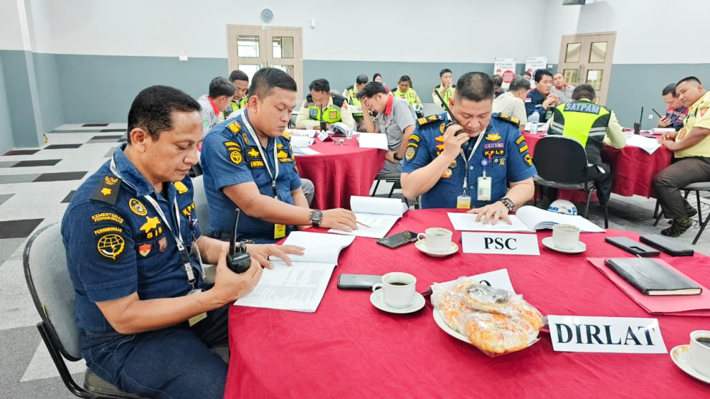 Kantor KSOP Kelas I Dumai Membuka Kegiatan Exercise ISPS Code  Pemeliharaan Pernyataan Pemenuhan Fasilitas Pelabuhan (SoCPF)  Milik PT IVO MAS TUNGGAL