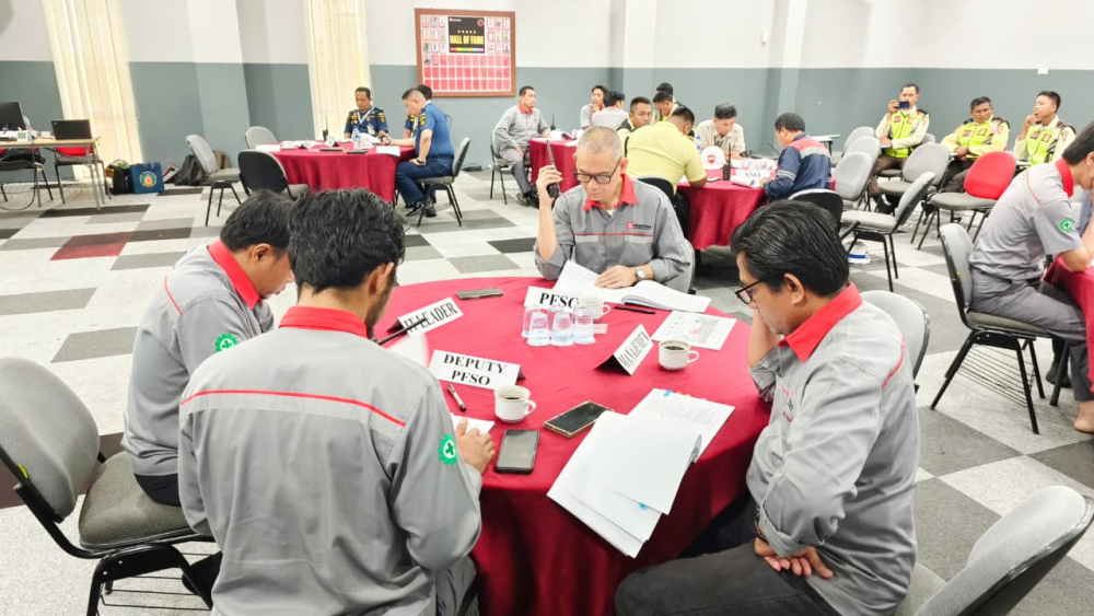 Kantor KSOP Kelas I Dumai Membuka Kegiatan Exercise ISPS Code  Pemeliharaan Pernyataan Pemenuhan Fasilitas Pelabuhan (SoCPF)  Milik PT IVO MAS TUNGGAL