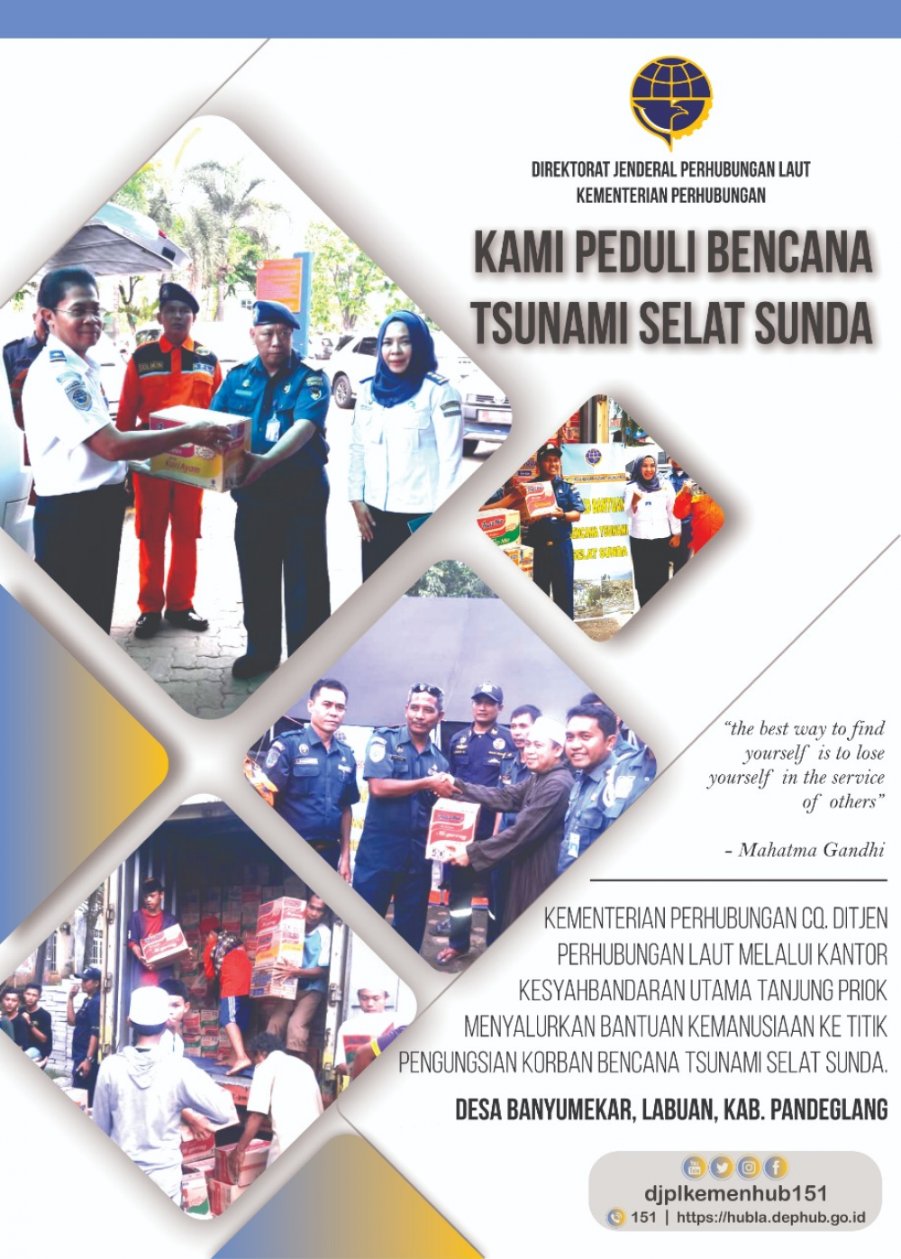 MISI KEMANUSIAAN UNTUK KORBAN GEMPA SELAT SUNDA