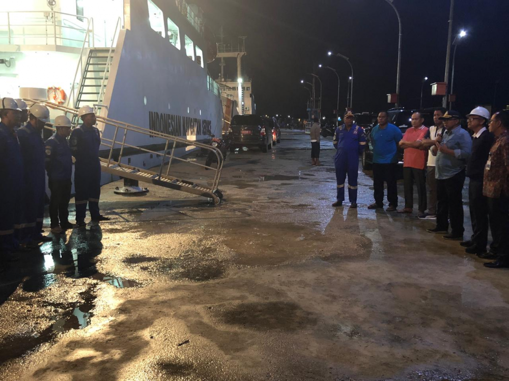 Pengiriman Bantuan Tujuan Ke Halmahera  Berupa  Bahan Material