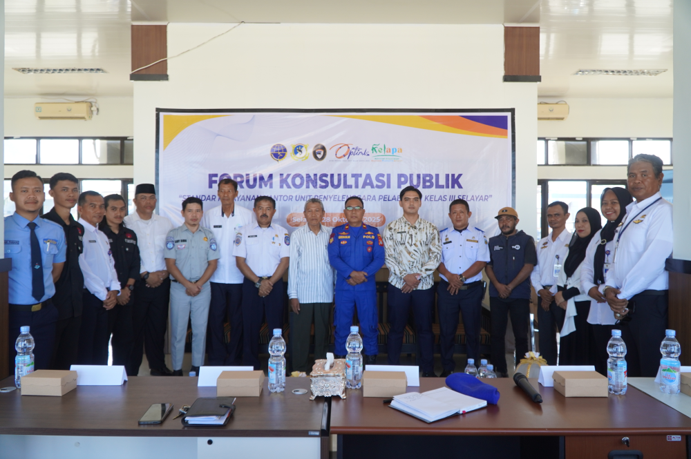 Forum Konsultasi Publik Standar Pelayanan Kantor UPP Kelas III Selayar