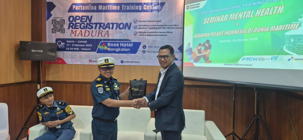 Sinergi untuk Pelaut Tangguh: Kantor UPP Telaga Biru Berbagi Wawasan di Seminar Mental Health dan Kesiapan Pelaut Indonesia