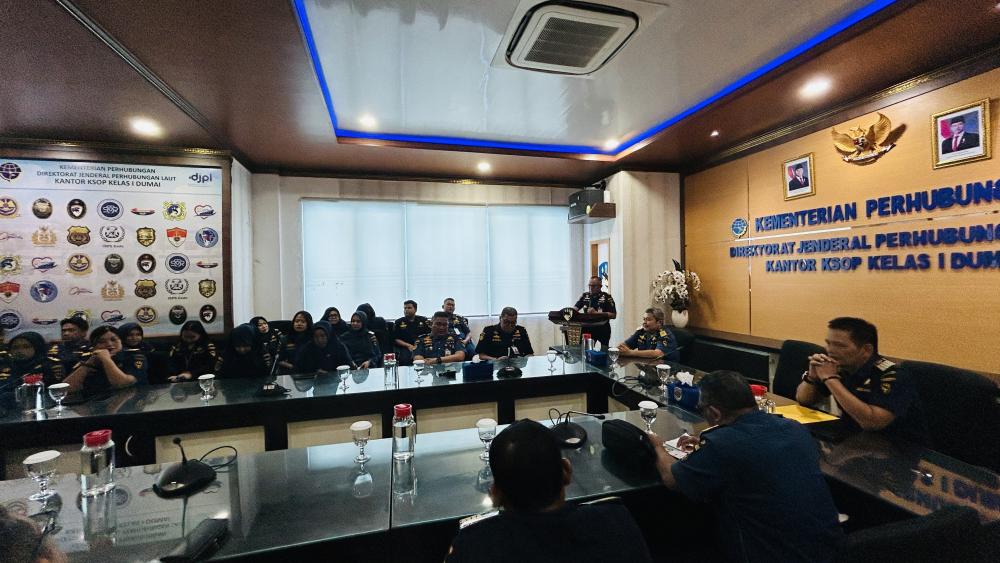 PELEPASAN PURNA BAKTI KEPALA SEKSI BIMBINGAN USAHA KEPELABUHANAN KANTOR KSOP KELAS I DUMAI