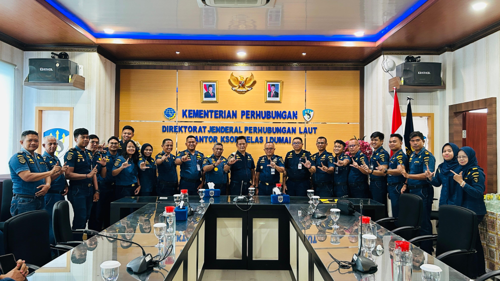 PELEPASAN PURNA BAKTI KEPALA SEKSI BIMBINGAN USAHA KEPELABUHANAN KANTOR KSOP KELAS I DUMAI