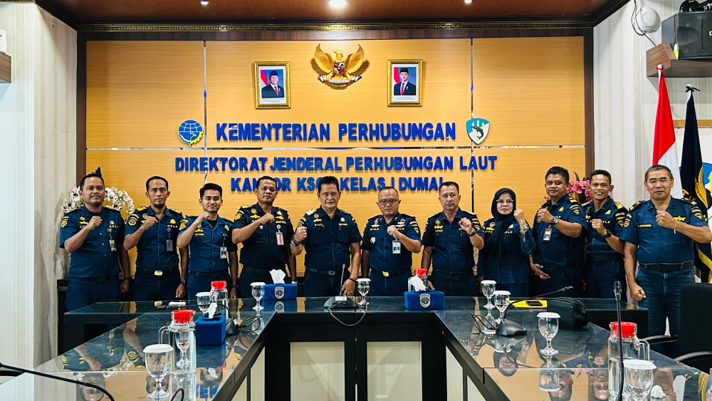 PELEPASAN PURNA BAKTI KEPALA SEKSI BIMBINGAN USAHA KEPELABUHANAN KANTOR KSOP KELAS I DUMAI