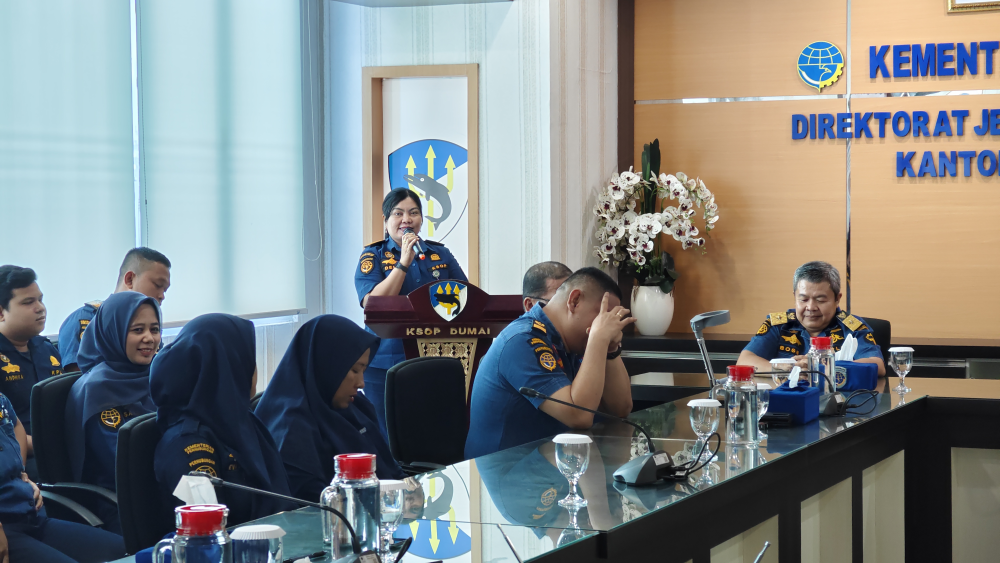 PELEPASAN PURNA BAKTI KEPALA SEKSI BIMBINGAN USAHA KEPELABUHANAN KANTOR KSOP KELAS I DUMAI