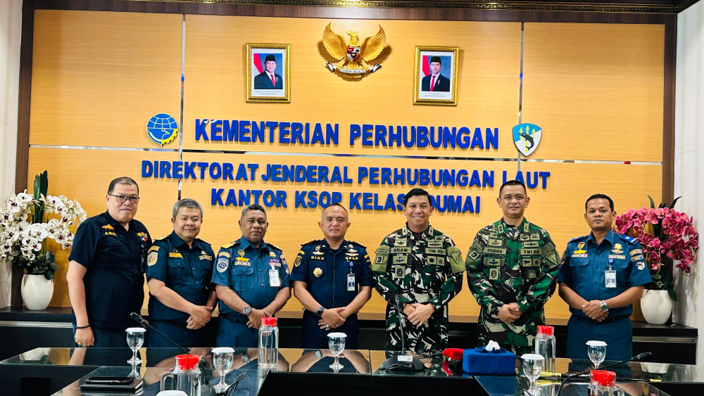 KANTOR KSOP KELAS I DUMAI MENERIMA KUNJUNGAN SILATURAHMI KOMANDAN GROUP 3 KOPASSUS