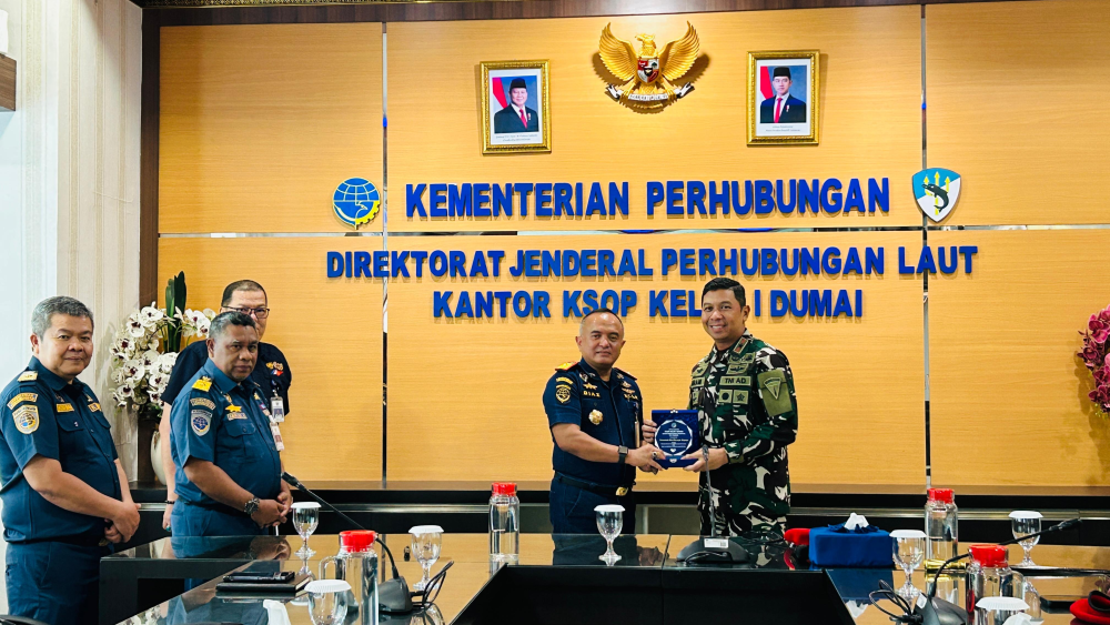 KANTOR KSOP KELAS I DUMAI MENERIMA KUNJUNGAN SILATURAHMI KOMANDAN GROUP 3 KOPASSUS