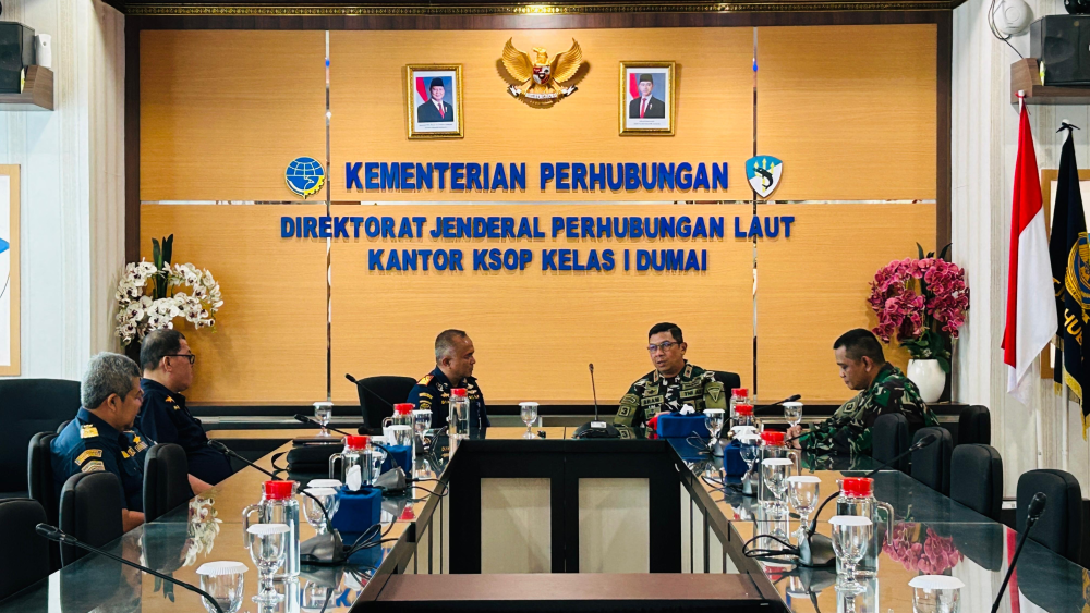 KANTOR KSOP KELAS I DUMAI MENERIMA KUNJUNGAN SILATURAHMI KOMANDAN GROUP 3 KOPASSUS