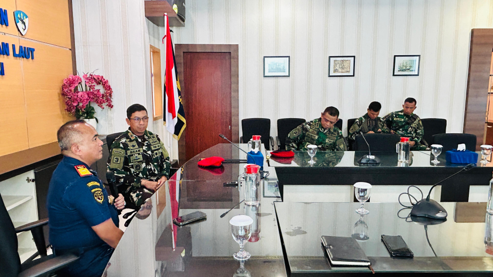 KANTOR KSOP KELAS I DUMAI MENERIMA KUNJUNGAN SILATURAHMI KOMANDAN GROUP 3 KOPASSUS