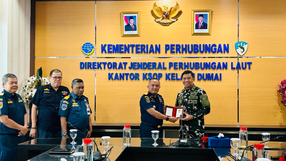 KANTOR KSOP KELAS I DUMAI MENERIMA KUNJUNGAN SILATURAHMI KOMANDAN GROUP 3 KOPASSUS
