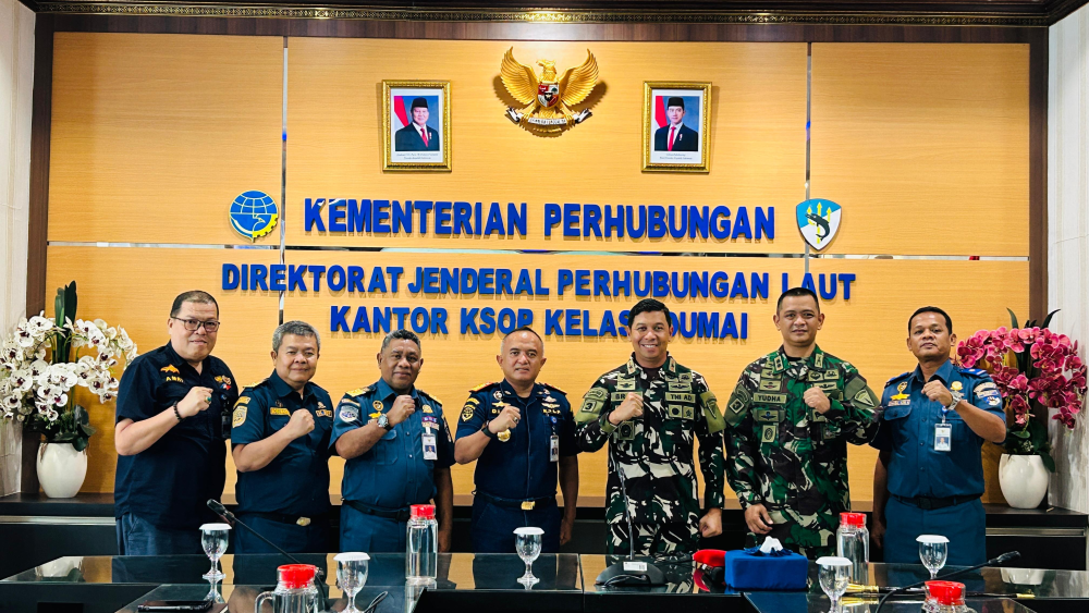 KANTOR KSOP KELAS I DUMAI MENERIMA KUNJUNGAN SILATURAHMI KOMANDAN GROUP 3 KOPASSUS