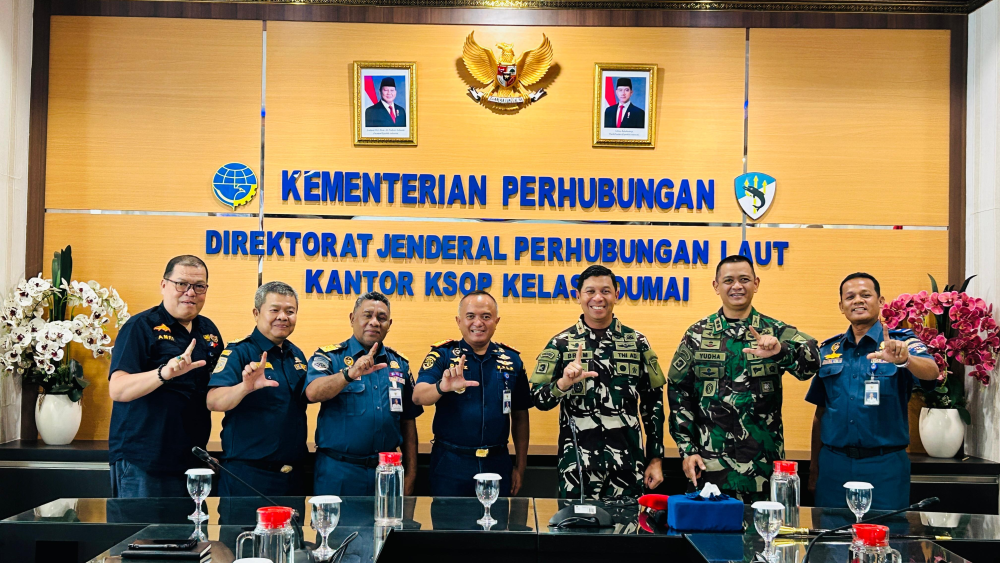 KANTOR KSOP KELAS I DUMAI MENERIMA KUNJUNGAN SILATURAHMI KOMANDAN GROUP 3 KOPASSUS