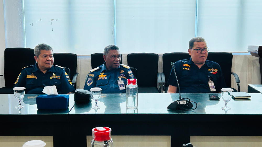KANTOR KSOP KELAS I DUMAI MENERIMA KUNJUNGAN SILATURAHMI KOMANDAN GROUP 3 KOPASSUS