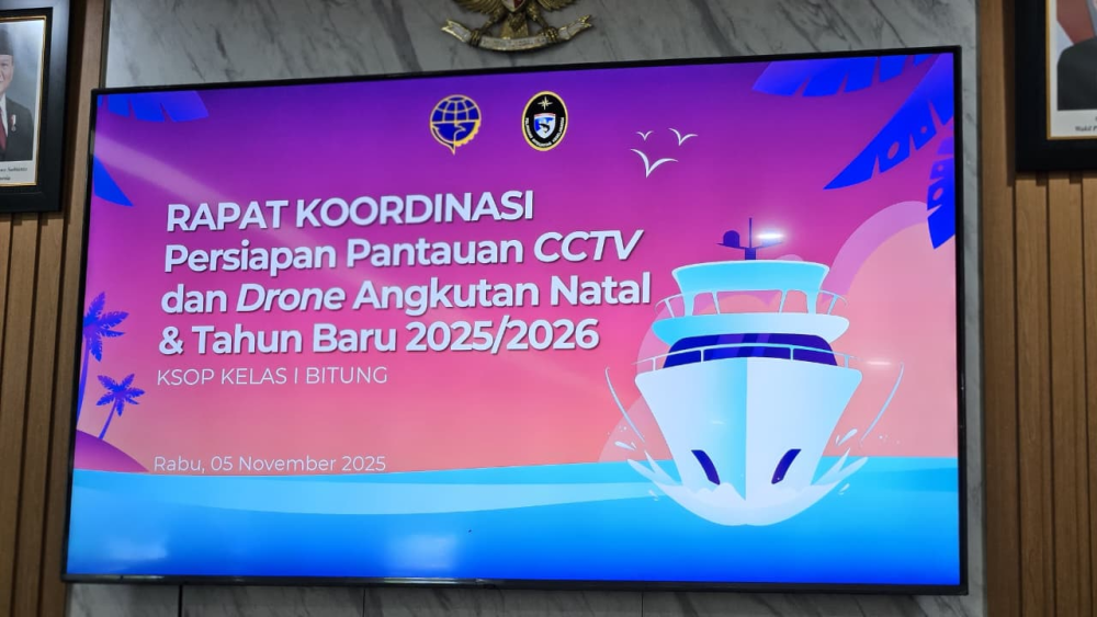 Rapat Koordinasi Persiapan Pantauan CCTV dan Drone Angkutan Natal & Tahun Baru 2025/2026