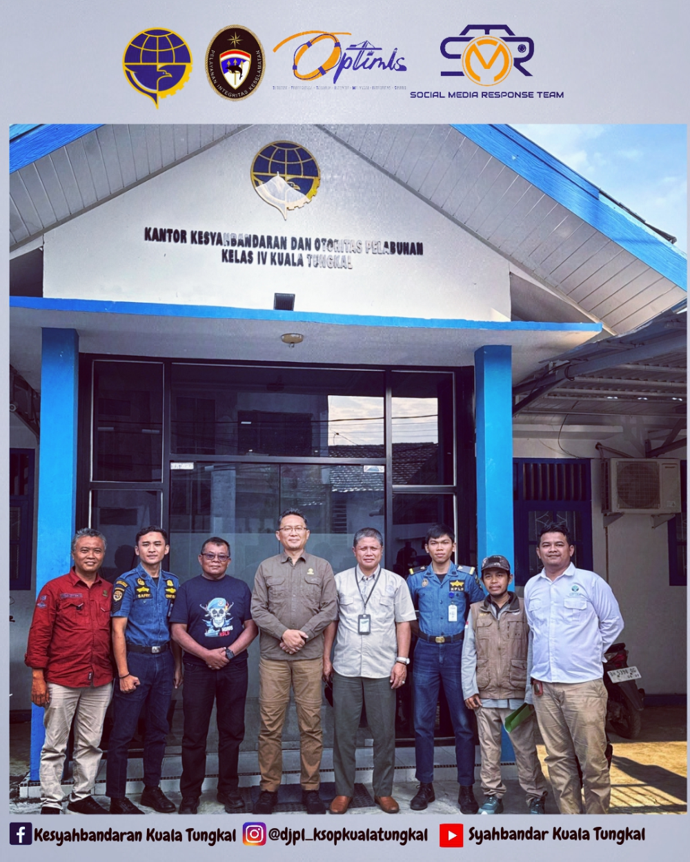 Kunjungan BKSDA Provinsi Jambi ke Kantor KSOP Kelas IV Kuala Tungkal