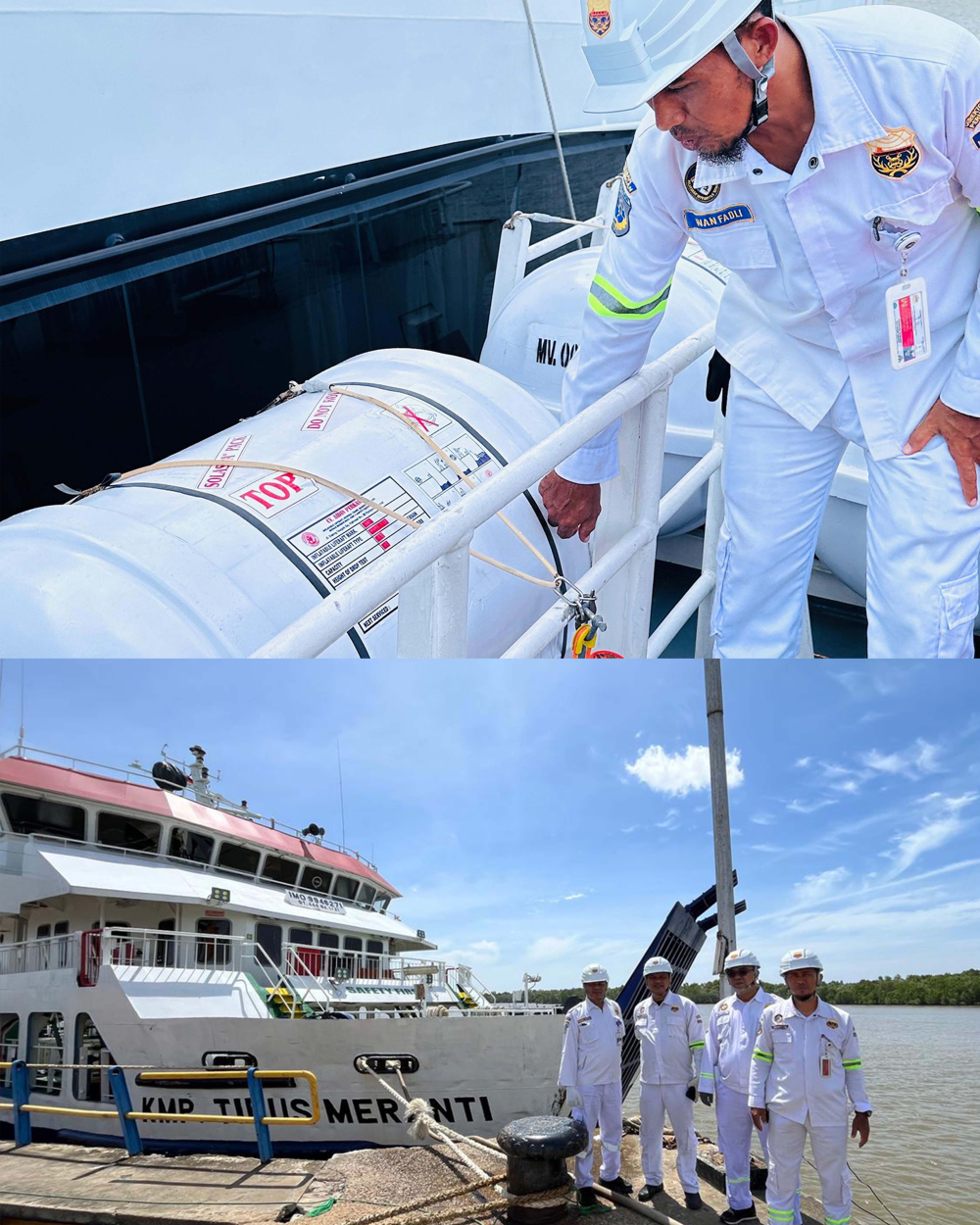 KANTOR KSOP KELAS I DUMAI MELAKUKAN UJI KELAIKLAUTAN KAPAL PENUMPANG DALAM RANGKA PERSIAPAN ANGKUTAN LAUT NATAL 2025 DAN TAHUN BARU 2026