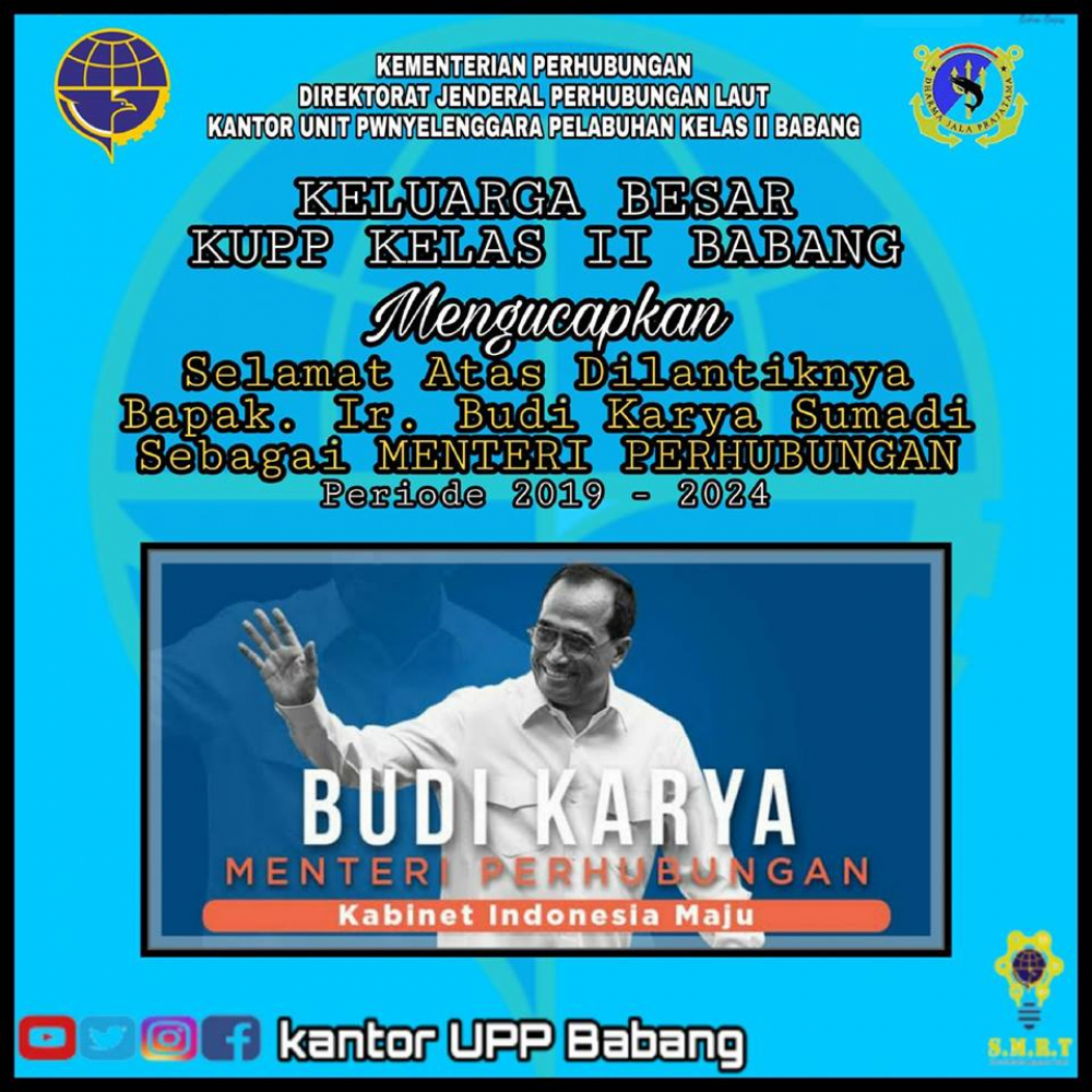 Bapak Menteri Perhubungan Kita