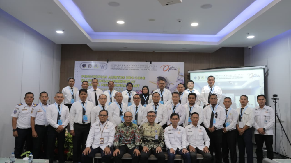 PERKUAT KEAMANAN MARITIM NASIONAL, KEMENHUB KUKUHKAN 25 AUDITOR ISPS CODE