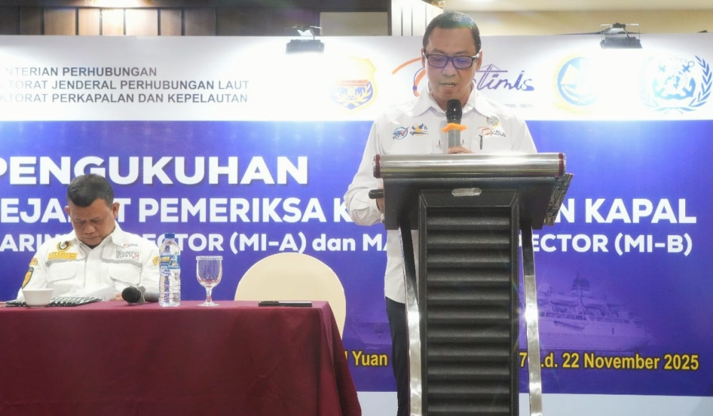 Kemenhub Perkuat Aspek Keselamatan Pelayaran Lewat Pengukuhan Marine Inspector Type A dan B