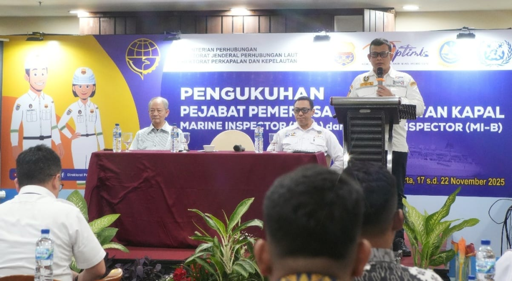 Kemenhub Perkuat Aspek Keselamatan Pelayaran Lewat Pengukuhan Marine Inspector Type A dan B