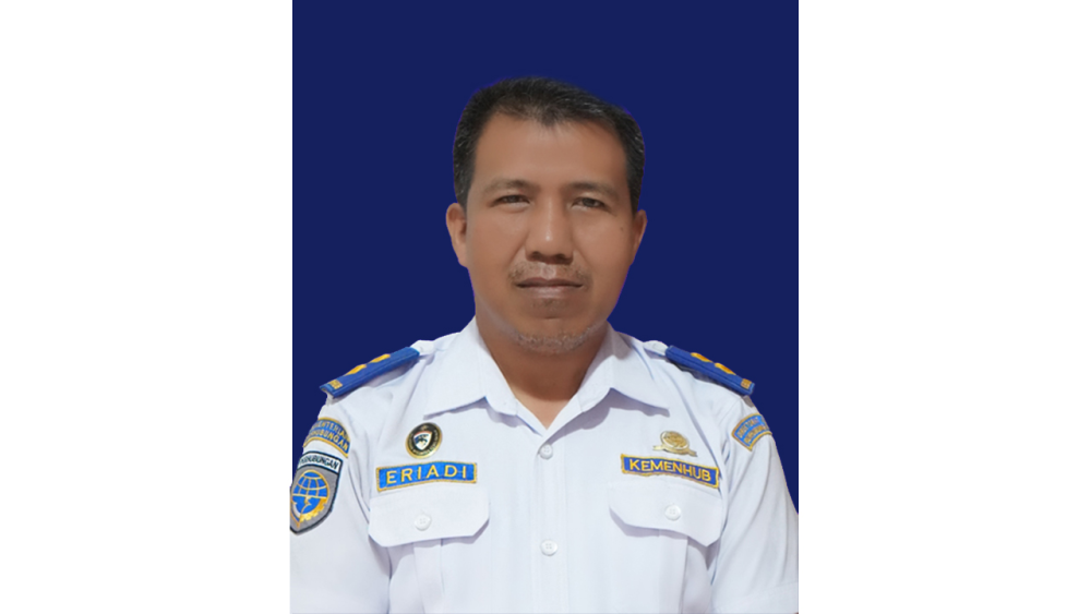 Profil Pejabat Struktural, Kepala Seksi Lalu Lintas dan Angkutan Laut Kantor Kesyahbandaran dan Otoritas Pelabuhan Kelas I Dumai, ERIADI, M.M