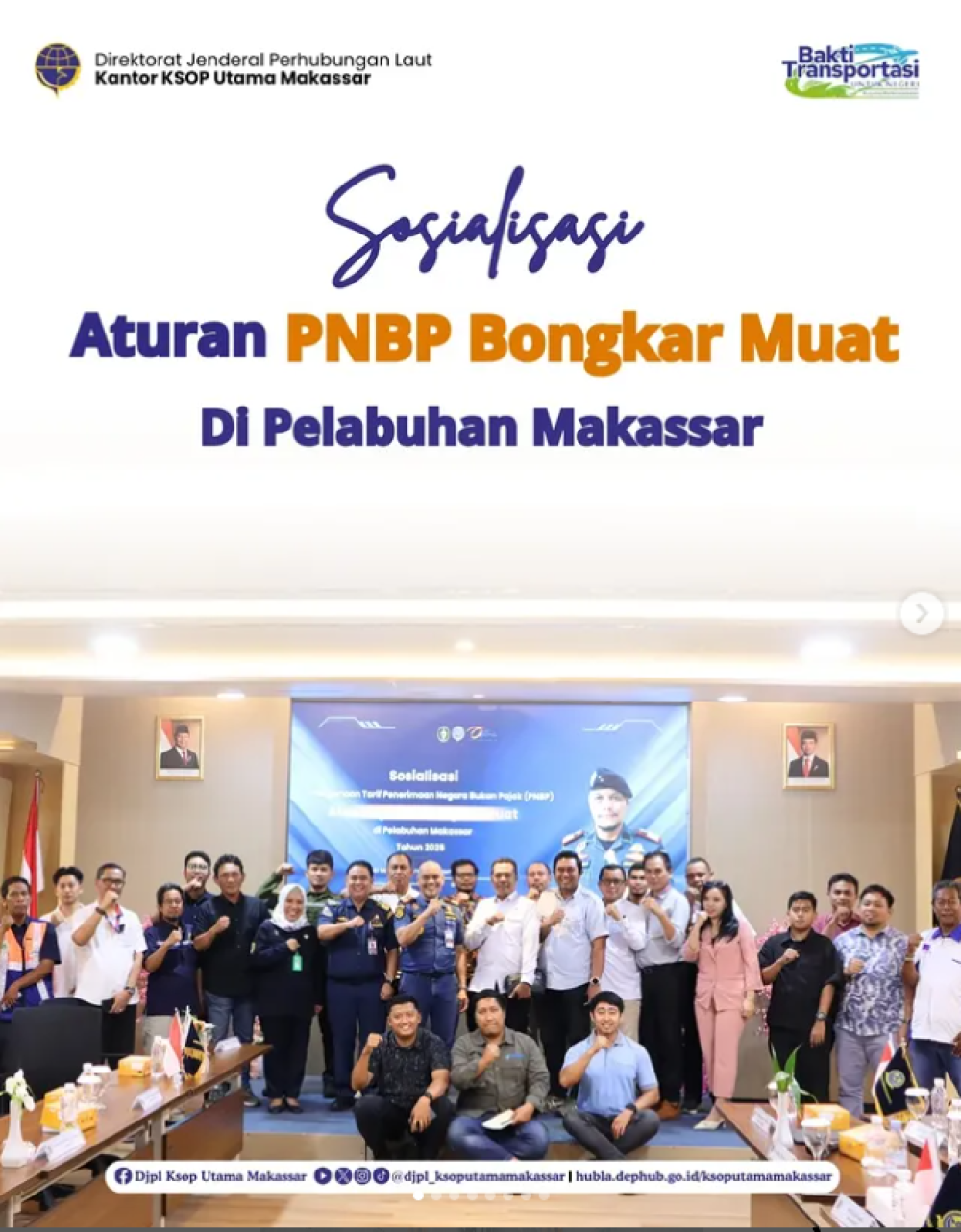 KSOP Utama Makassar Sosialisasikan Aturan Baru PNBP Bongkar Muat