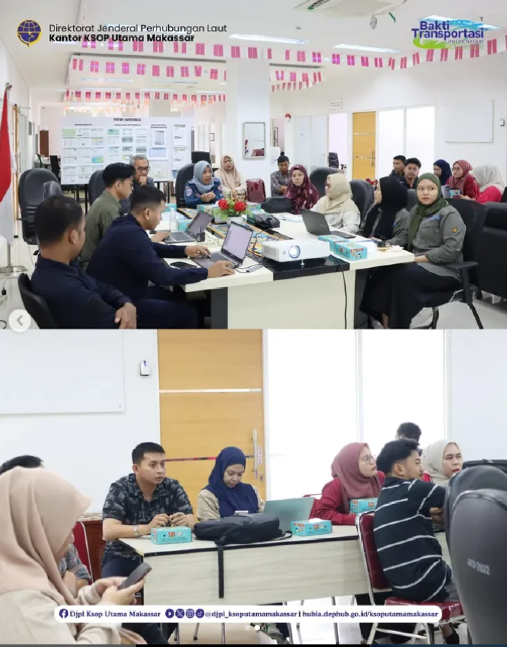 KSOP Utama Makassar menyelenggarakan Kegiatan Rekonsiliasi Konsesi di Pelabuhan Makassar