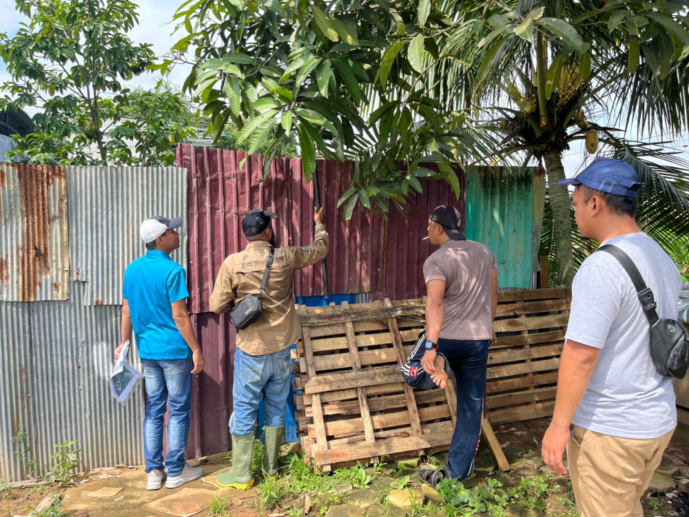 Amankan Aset Negara, Disnav Samarinda Lakukan Pengukuran Ulang dan Penandaan Batas Tanah di Jalan Telkom