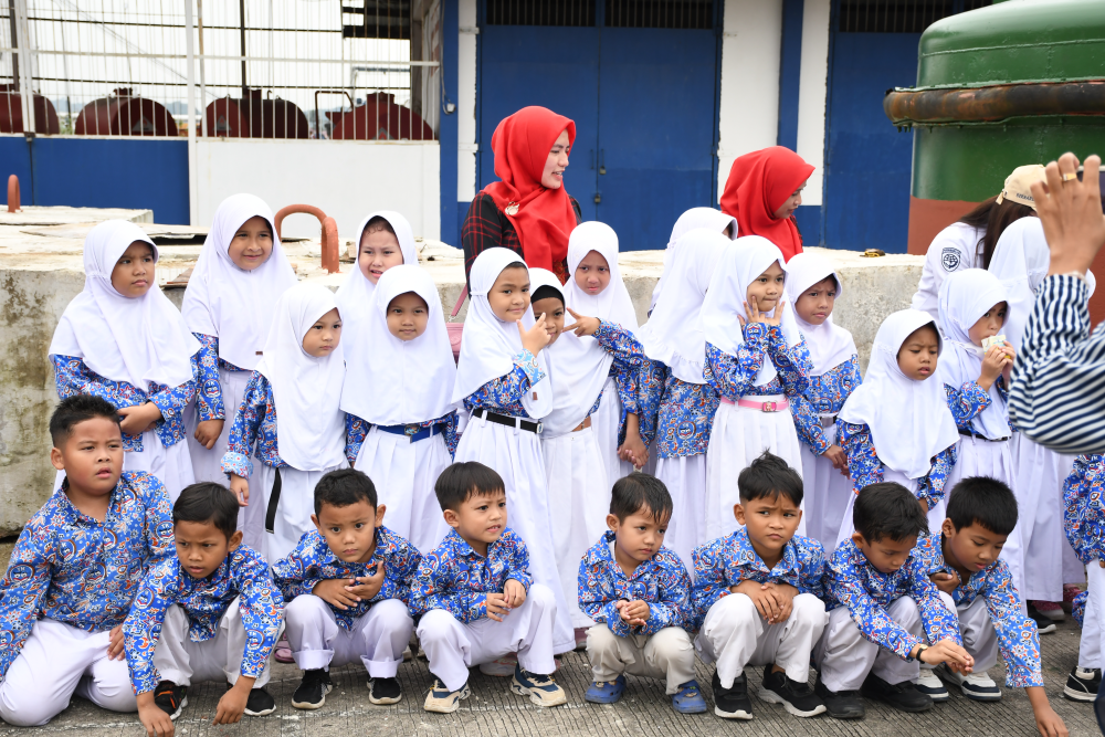 Kenalkan Dunia Maritim Sejak Dini, Disnav Samarinda Sambut Kunjungan Edukatif TK Pelita