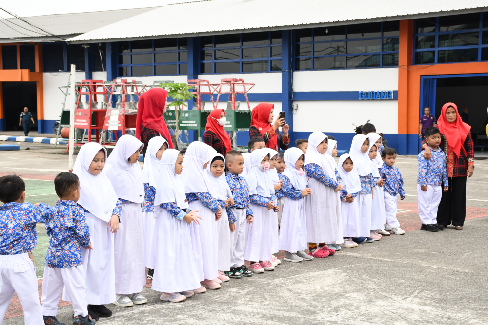 Kenalkan Dunia Maritim Sejak Dini, Disnav Samarinda Sambut Kunjungan Edukatif TK Pelita