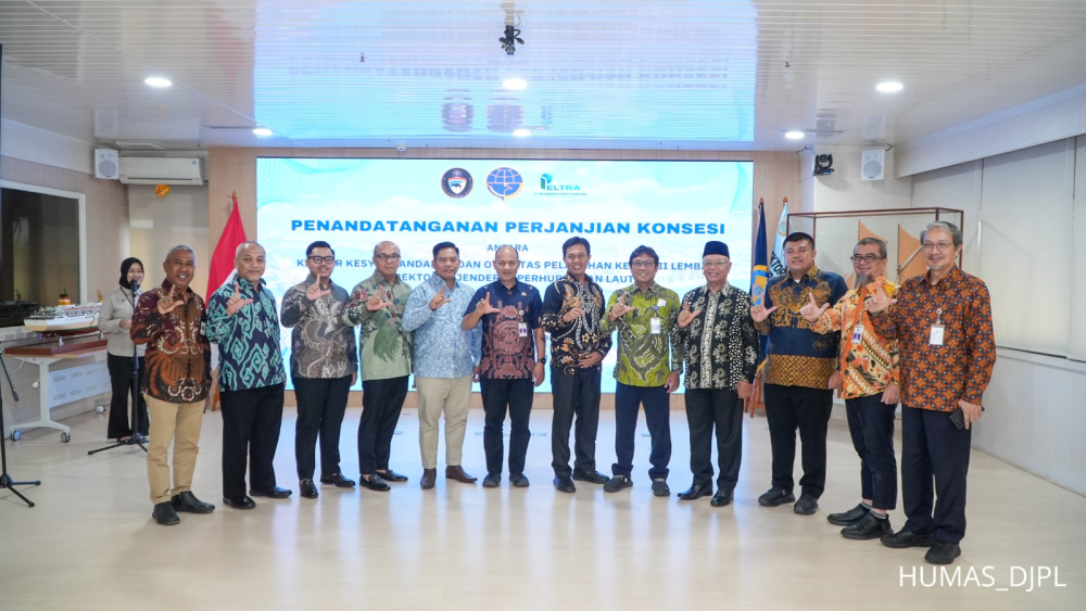 Kemenhub Teken Konsesi Pengusahaan Jasa Kepelabuhanan di Pelabuhan Lembar Selama 30 Tahun