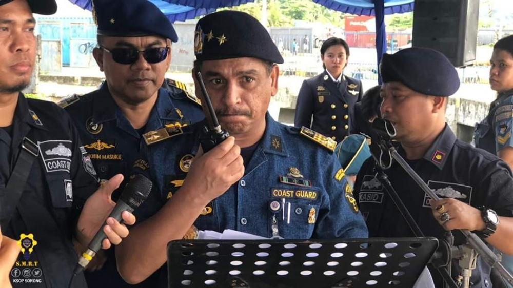 Aacara Kegiatan Simulasi Latihan Penanggulangan Musibah Di Laut (SILAMUSDILA) Sorong 2019