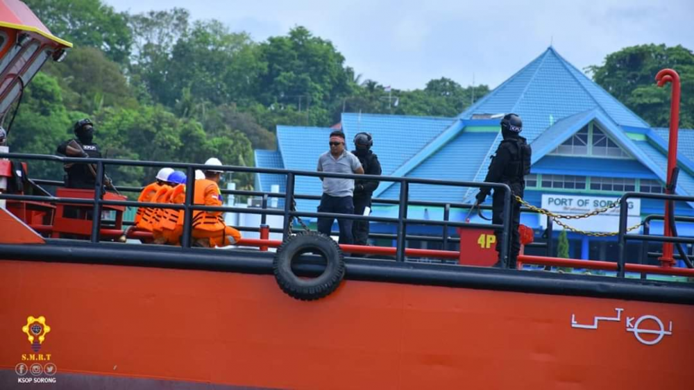 Aacara Kegiatan Simulasi Latihan Penanggulangan Musibah Di Laut (SILAMUSDILA) Sorong 2019