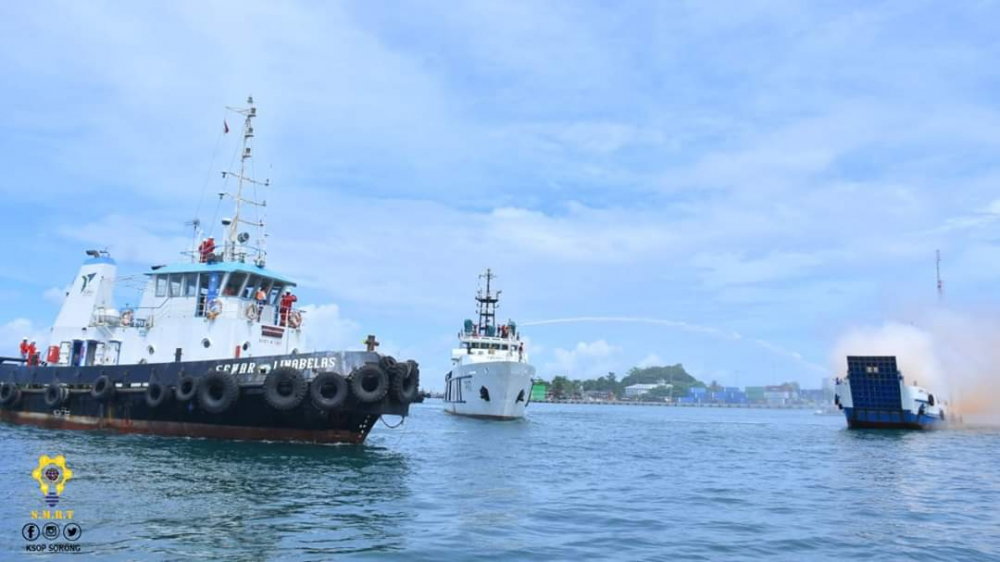 Aacara Kegiatan Simulasi Latihan Penanggulangan Musibah Di Laut (SILAMUSDILA) Sorong 2019