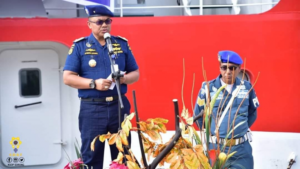 Aacara Kegiatan Simulasi Latihan Penanggulangan Musibah Di Laut (SILAMUSDILA) Sorong 2019