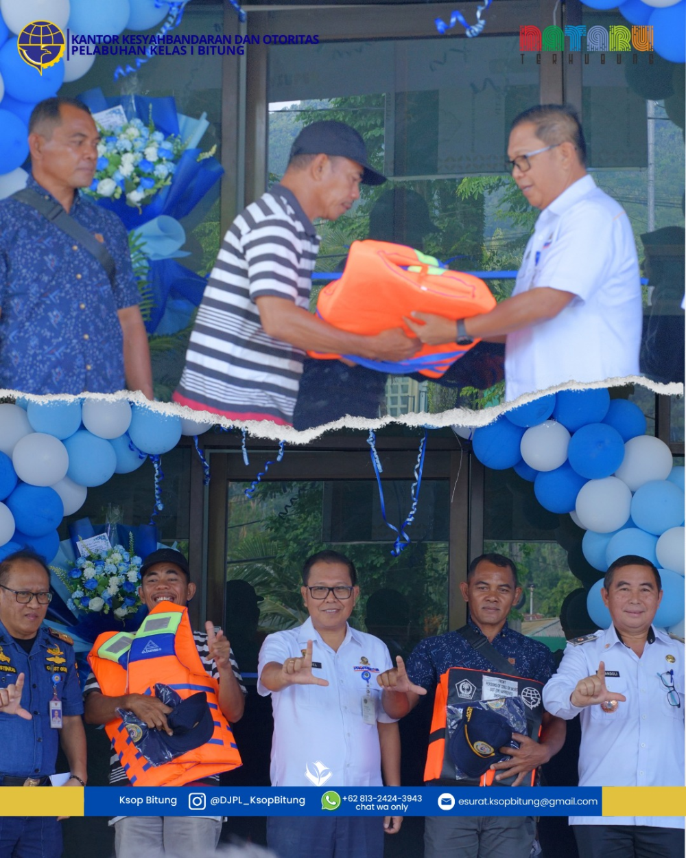 PERESMIAN KANTOR CABANG BLU POLTEKPEL SULUT