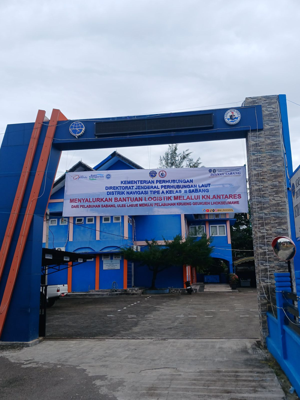 Distrik Navigasi Sabang Perkuat Posko Bantuan Bencana Aceh