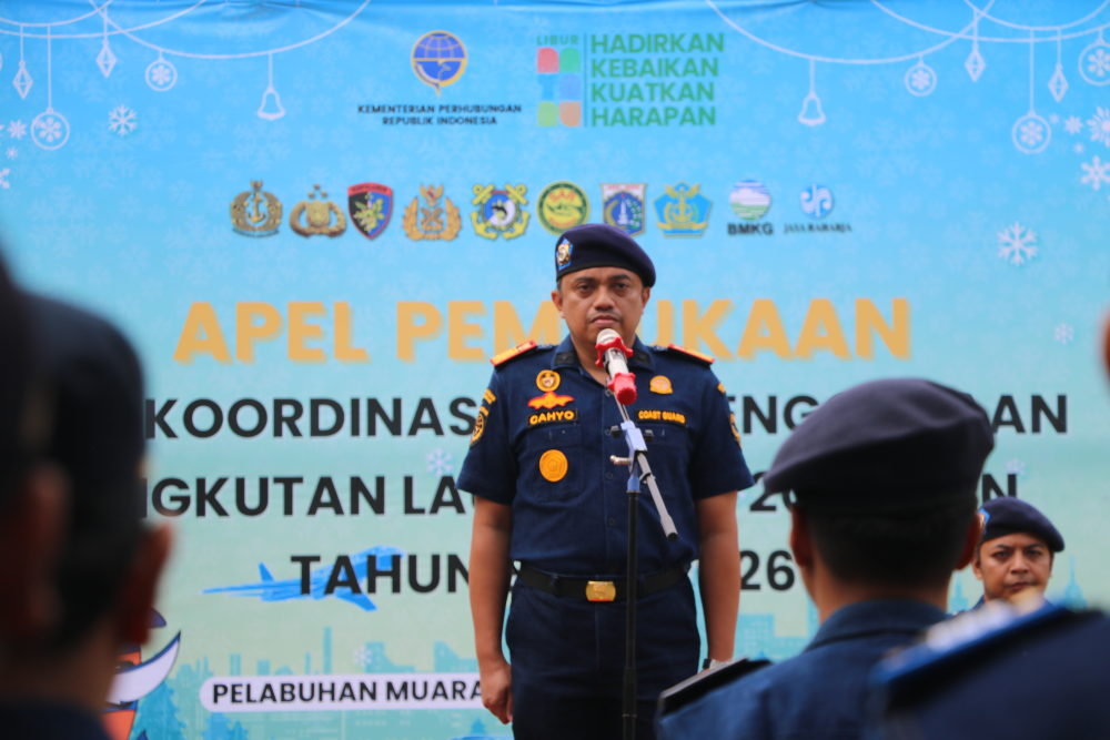 KSOP Kelas IV Muara Angke Gelar Apel Kesiagaan Posko Angkutan Laut Nataru 2025/2026