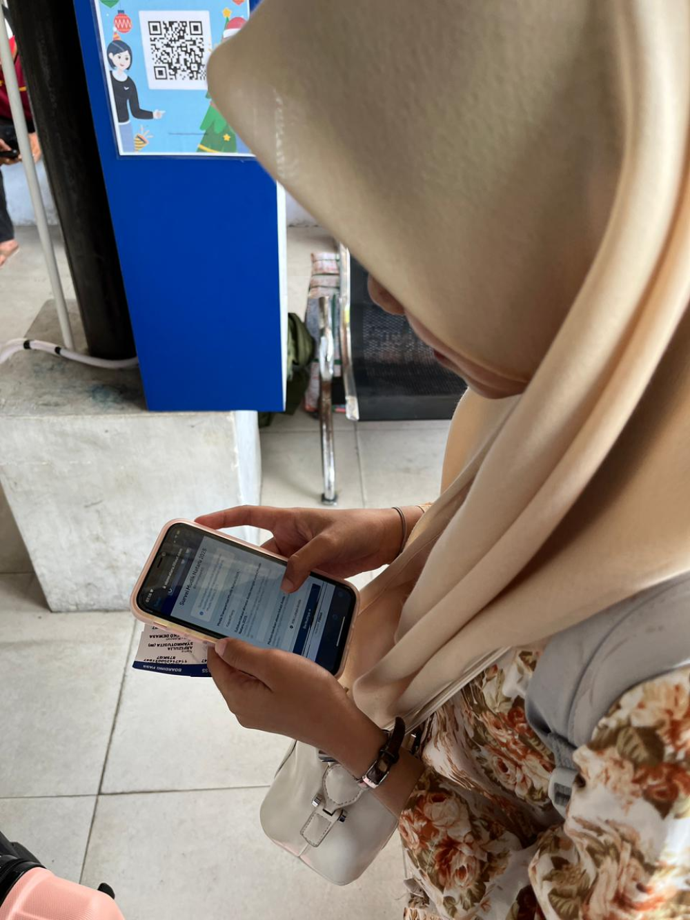 Pemasangan Kode QR SP4N-LAPOR dan Survey Kepuasan Masyarakat