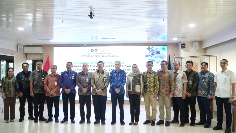 Pastikan Layanan Laut Tetap Berjalan, Kemenhub Teken Kerja Sama Terpadu Pelayaran Perintis dan PSO 2026