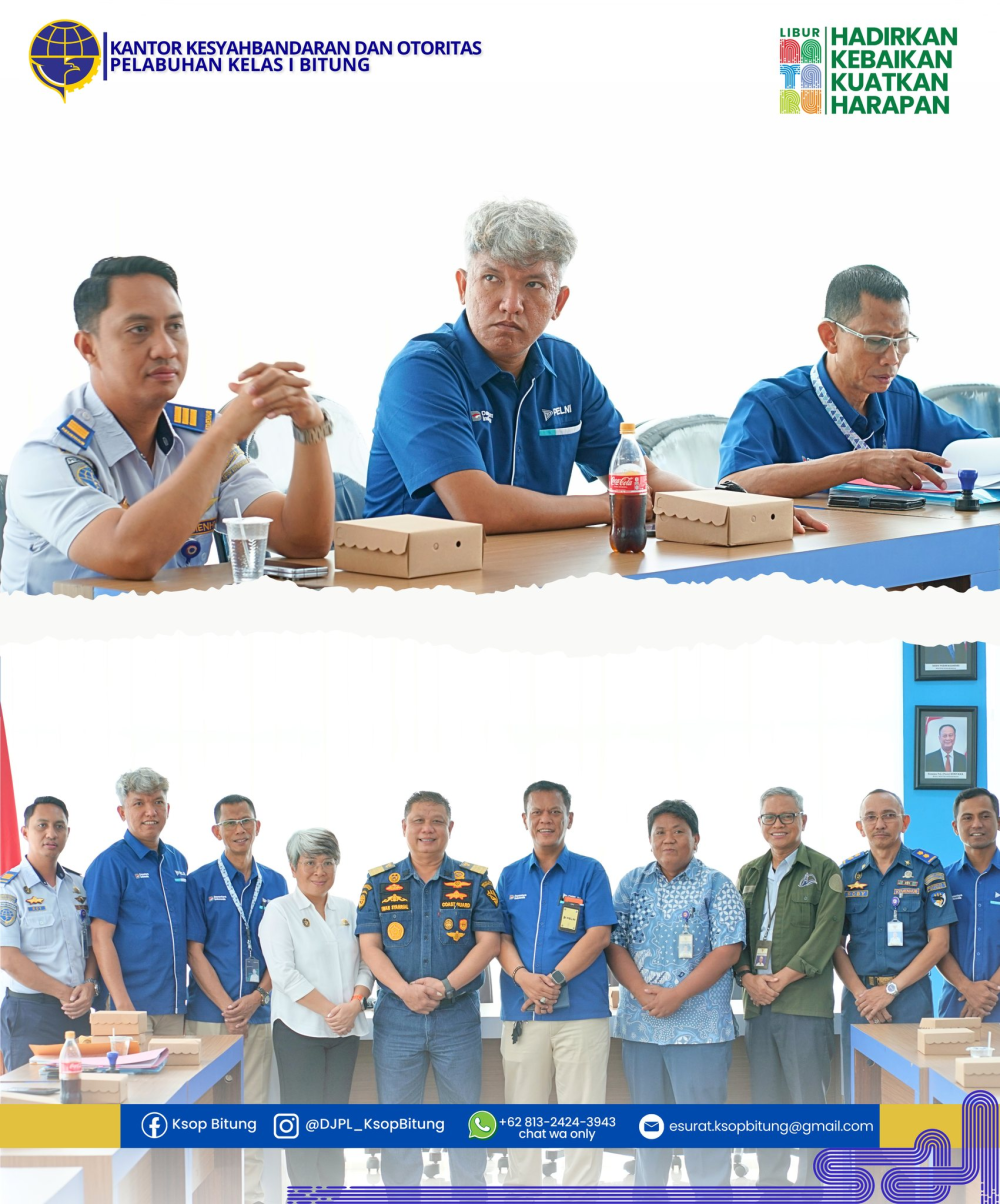 Penandatanganan Kontrak Pelayaran Perintis TA. 2026